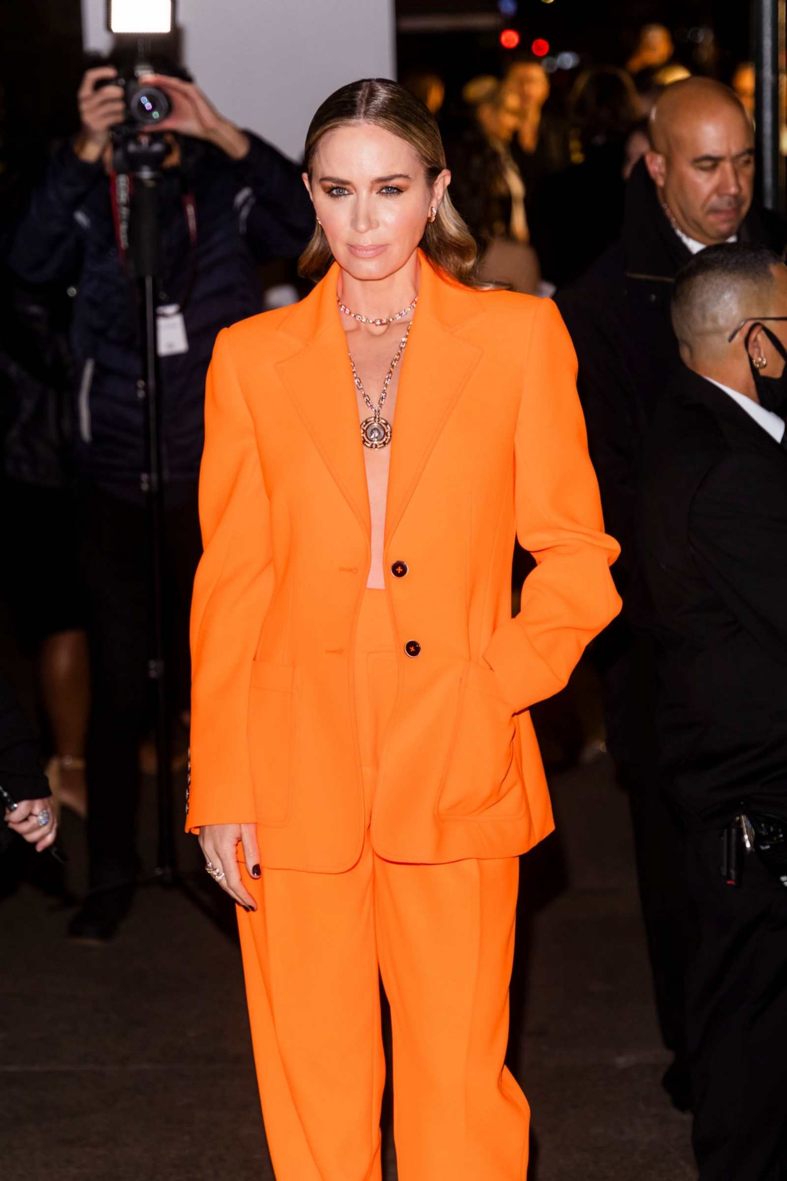 Emily Blunt attends 2021 CFDA Fashion Awards on November 10